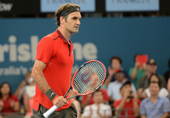 Federer comes into the Brisbane final as the favorite. Photo: Christopher Levy